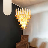 mid-century-murano-style-caramel-glass-petals-chandelier-for-living-and-dining-room