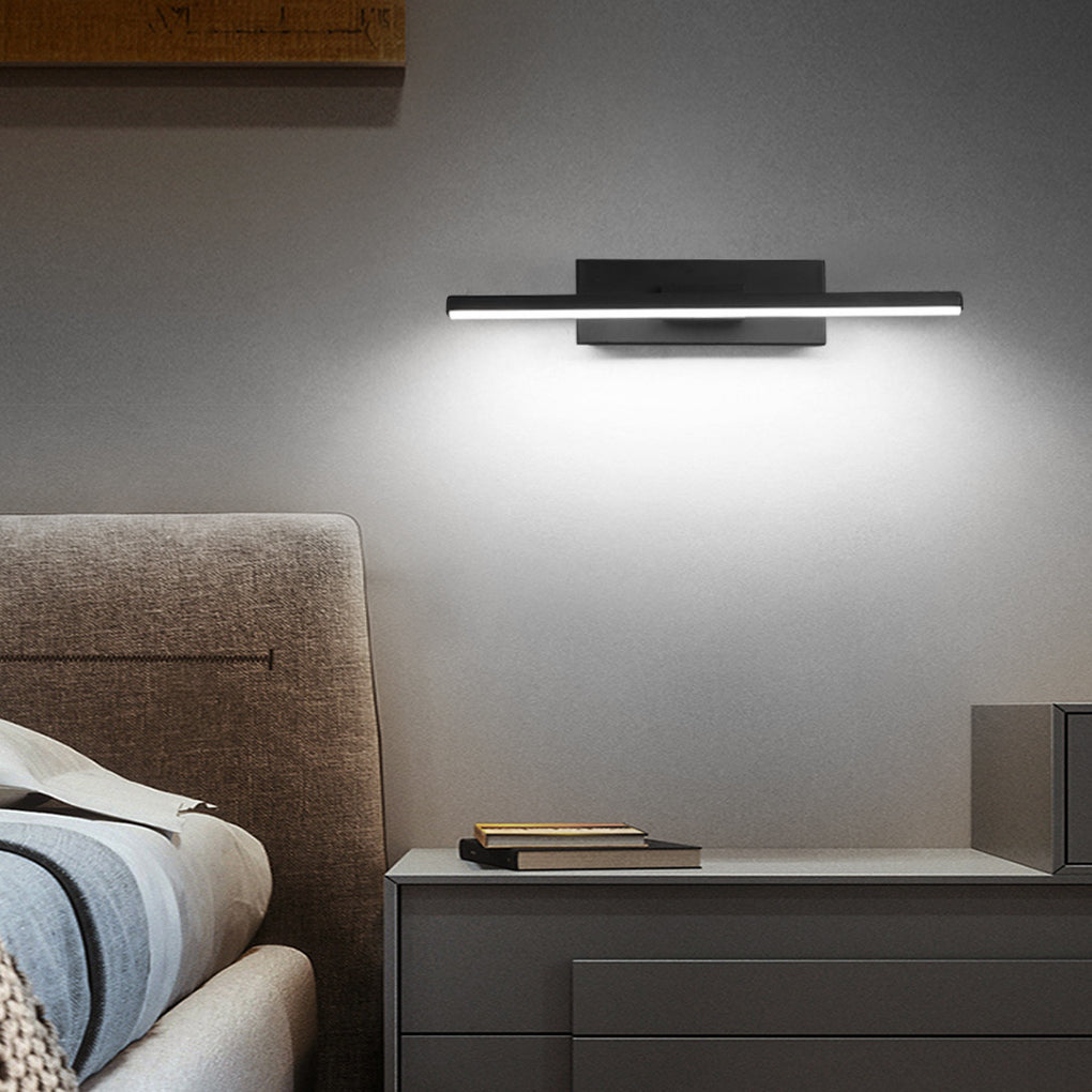 Minimalist 330 Degree Rotatable Modern LED Strip Wall Lamp and Geometric Sconce