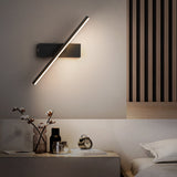 Minimalist 330 Degree Rotatable Modern LED Strip Wall Lamp and Geometric Sconce