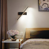 Minimalist 330 Degree Rotatable Modern LED Strip Wall Lamp and Geometric Sconce