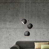 Minimalist Adjustable Ball Shaped Hanging Light for Kitchen Island and Dining Area
