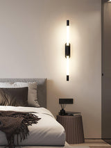 Minimalist Adjustable LED Wall Lamp Linear Tube Sconce for Modern Interior Decor