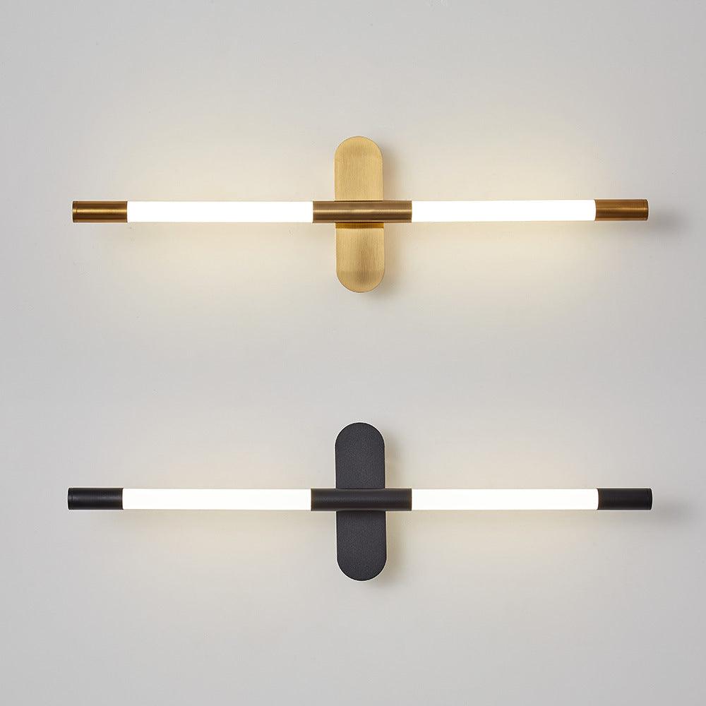 Minimalist Adjustable LED Wall Lamp Linear Tube Sconce for Modern Interior Decor