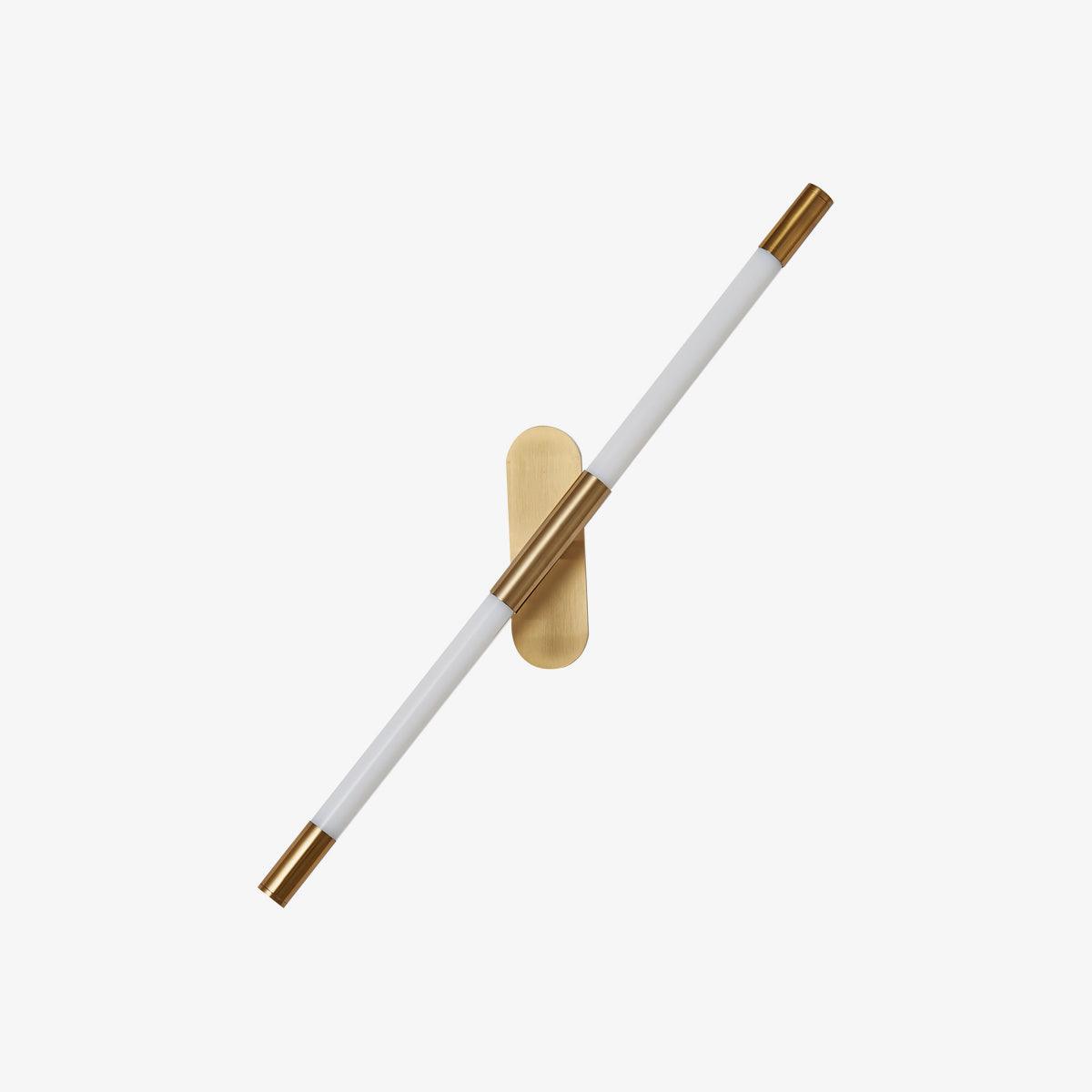 Minimalist Adjustable LED Wall Lamp Linear Tube Sconce for Modern Interior Decor