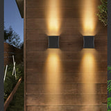 Minimalist Aluminum Outdoor Wall Light Modern Up and Down LED Sconce IP65 Waterproof