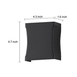 Minimalist Aluminum Outdoor Wall Light Modern Up and Down LED Sconce IP65 Waterproof