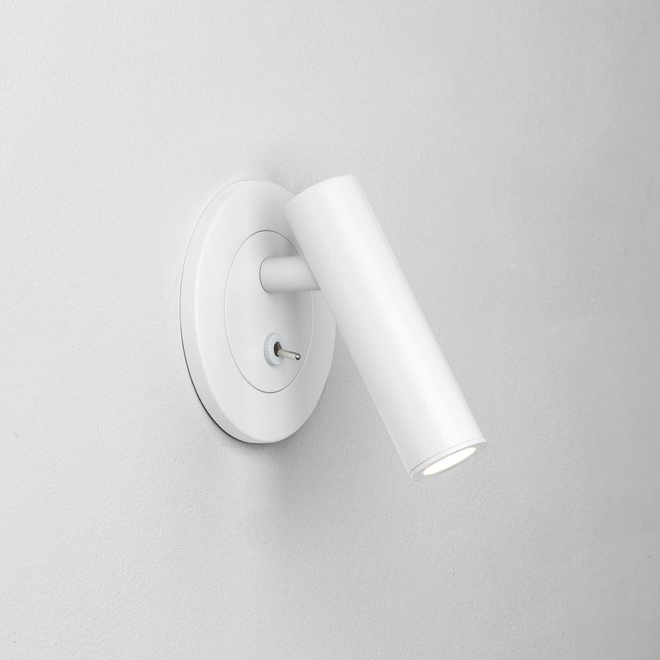 Minimalist Articulated LED Wall Mounted Reading Lamp with Adjustable Rotating Arm
