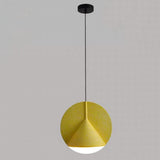 Minimalist Circular Cone LED Pendant Light Metal Industrial Hanging Lamp for Kitchen Island