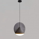 Minimalist Circular Cone LED Pendant Light Metal Industrial Hanging Lamp for Kitchen Island