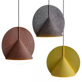 Minimalist Circular Cone LED Pendant Light Metal Industrial Hanging Lamp for Kitchen Island