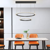 Minimalist Circular Ring Pendant Light with Three Step Dimming Modern LED Chandelier