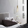 Minimalist Cylindrical Metal Pendant Light LED Hanging Ceiling Fixture for Modern Interiors