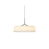 Minimalist Dama Pendant Lamp with Parchment Shade and Integrated LED Lighting