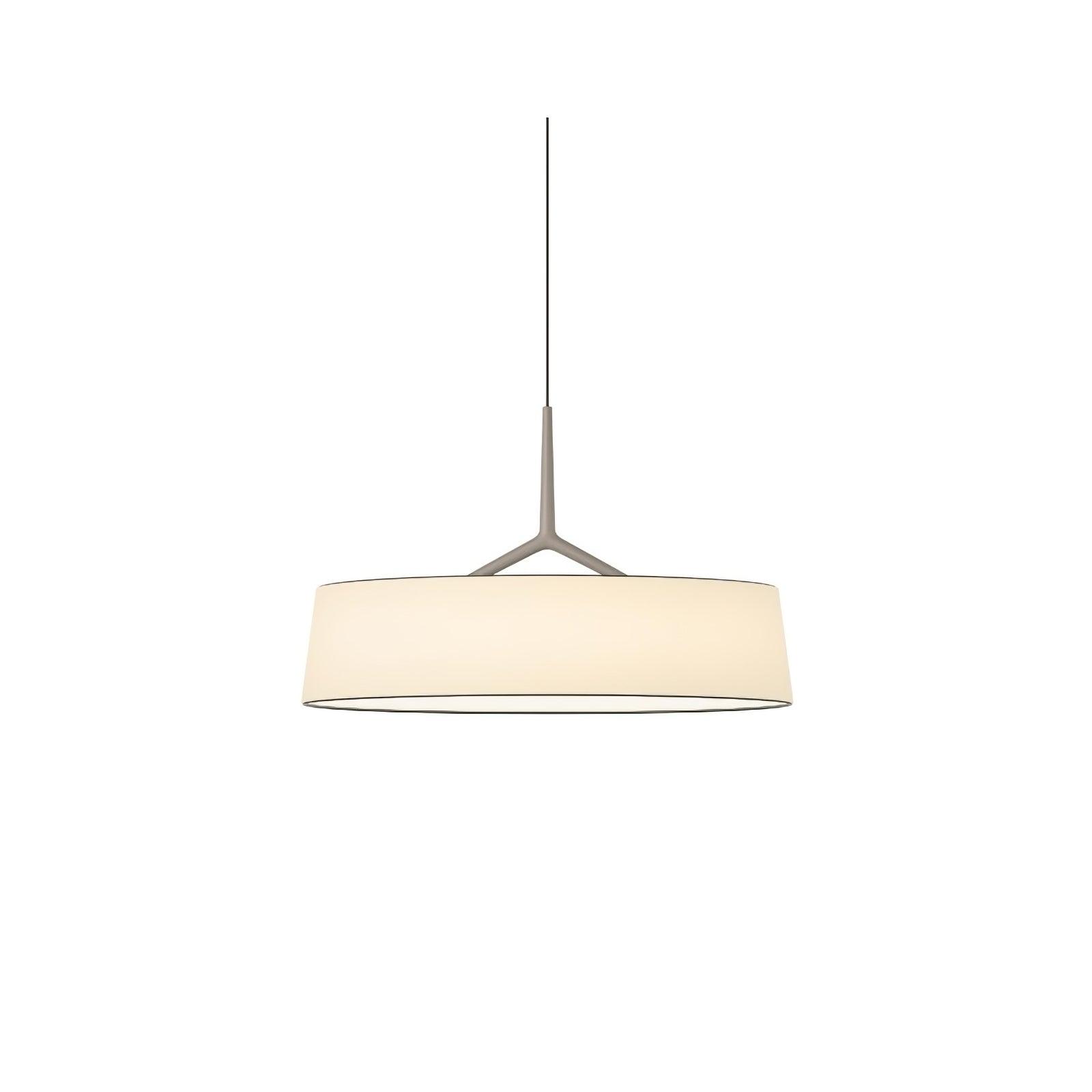 Minimalist Dama Pendant Lamp with Parchment Shade and Integrated LED Lighting