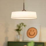 Minimalist Dama Pendant Lamp with Parchment Shade and Integrated LED Lighting