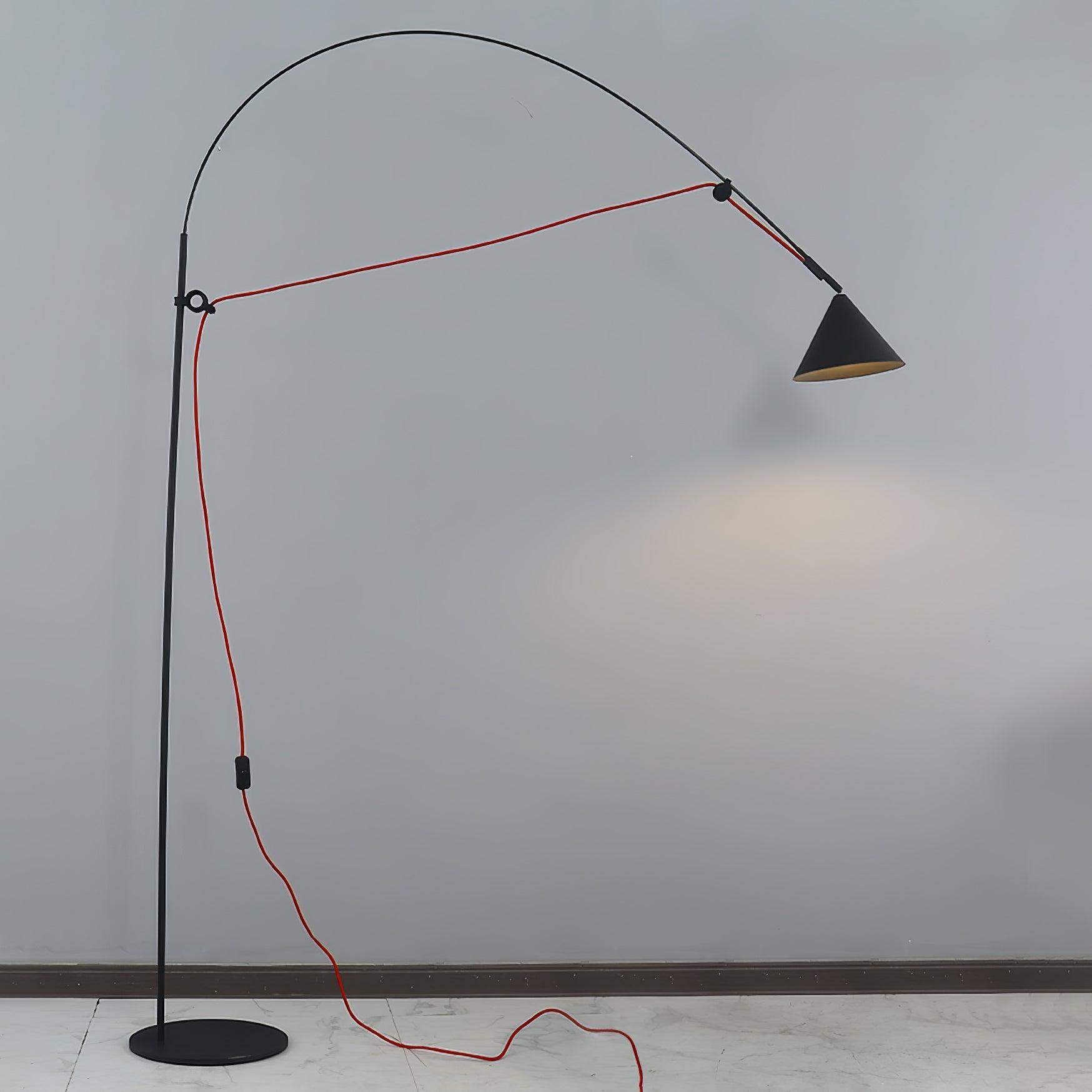 minimalist-flexible-rod-arc-floor-lamp-with-adjustable-cone-shade-and-led-light