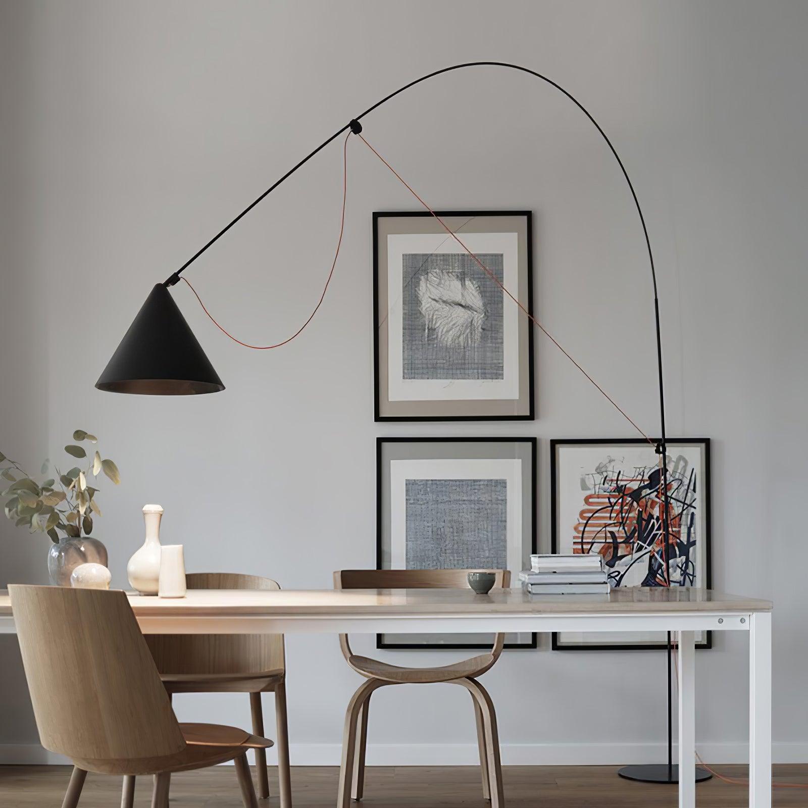 minimalist-flexible-rod-arc-floor-lamp-with-adjustable-cone-shade-and-led-light