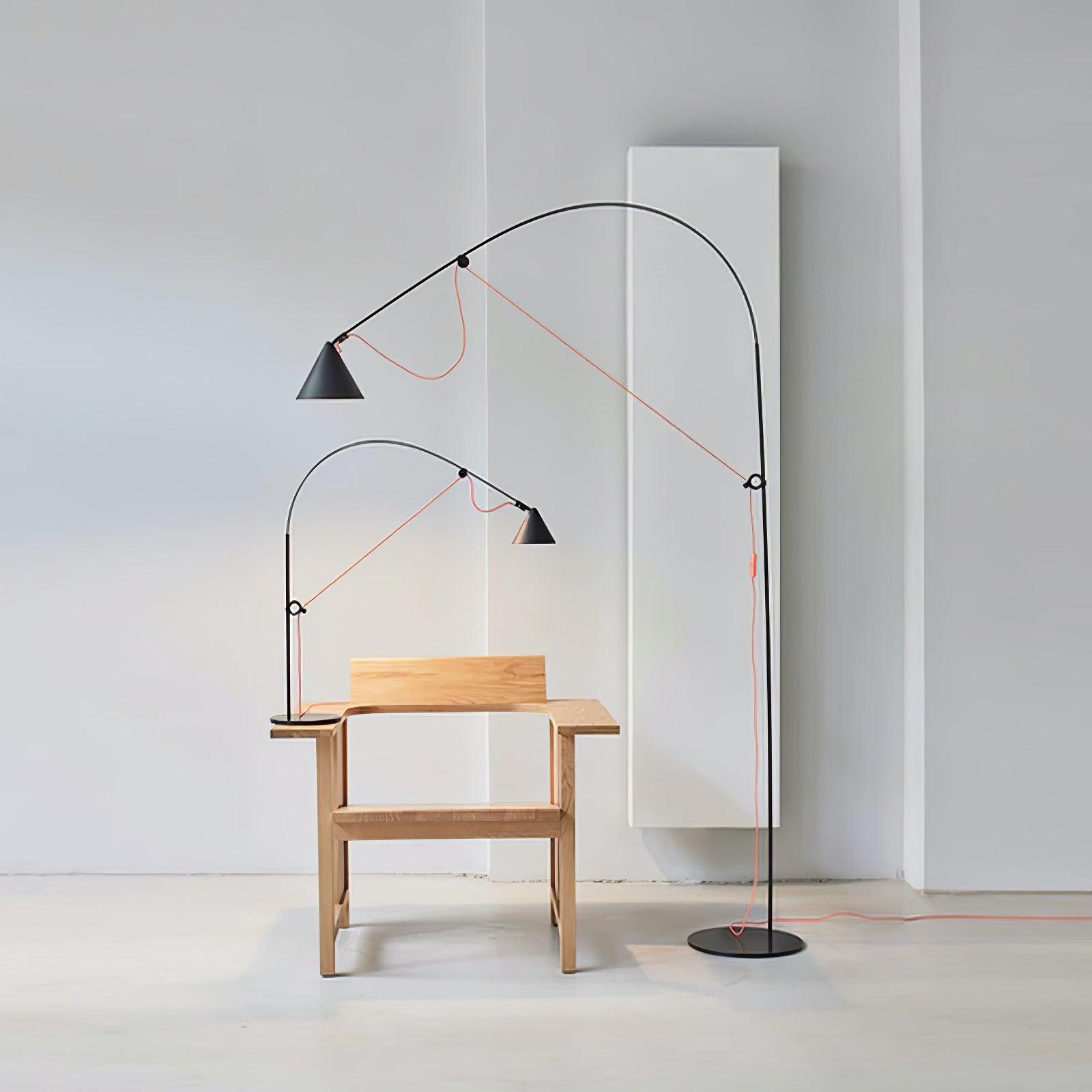 minimalist-flexible-rod-arc-floor-lamp-with-adjustable-cone-shade-and-led-light