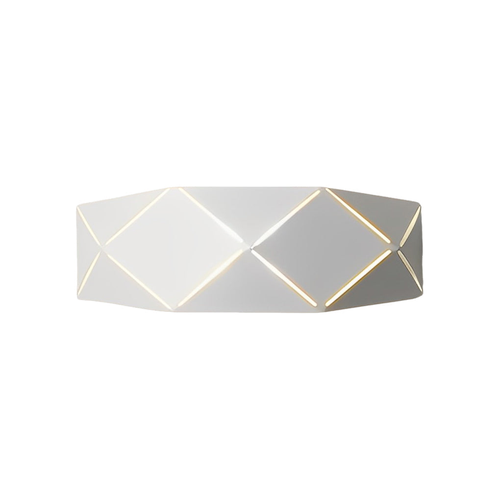 Minimalist Geometric LED Wall Sconce Modern Iron and Acrylic Light Fixture for Living Room