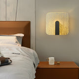 Minimalist Geometric LED Wall Sconce Round Square Acrylic Bedside Lamp for Home Decor