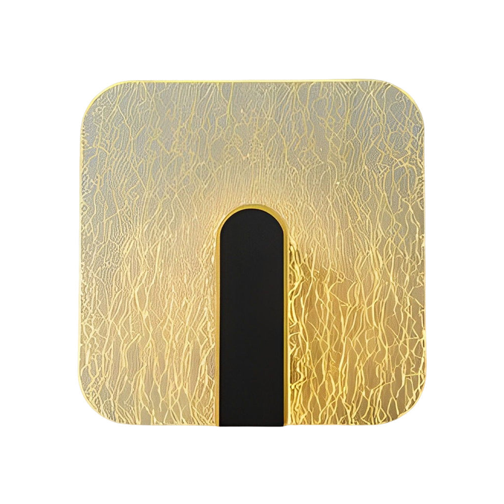 Minimalist Geometric LED Wall Sconce Round Square Acrylic Bedside Lamp for Home Decor