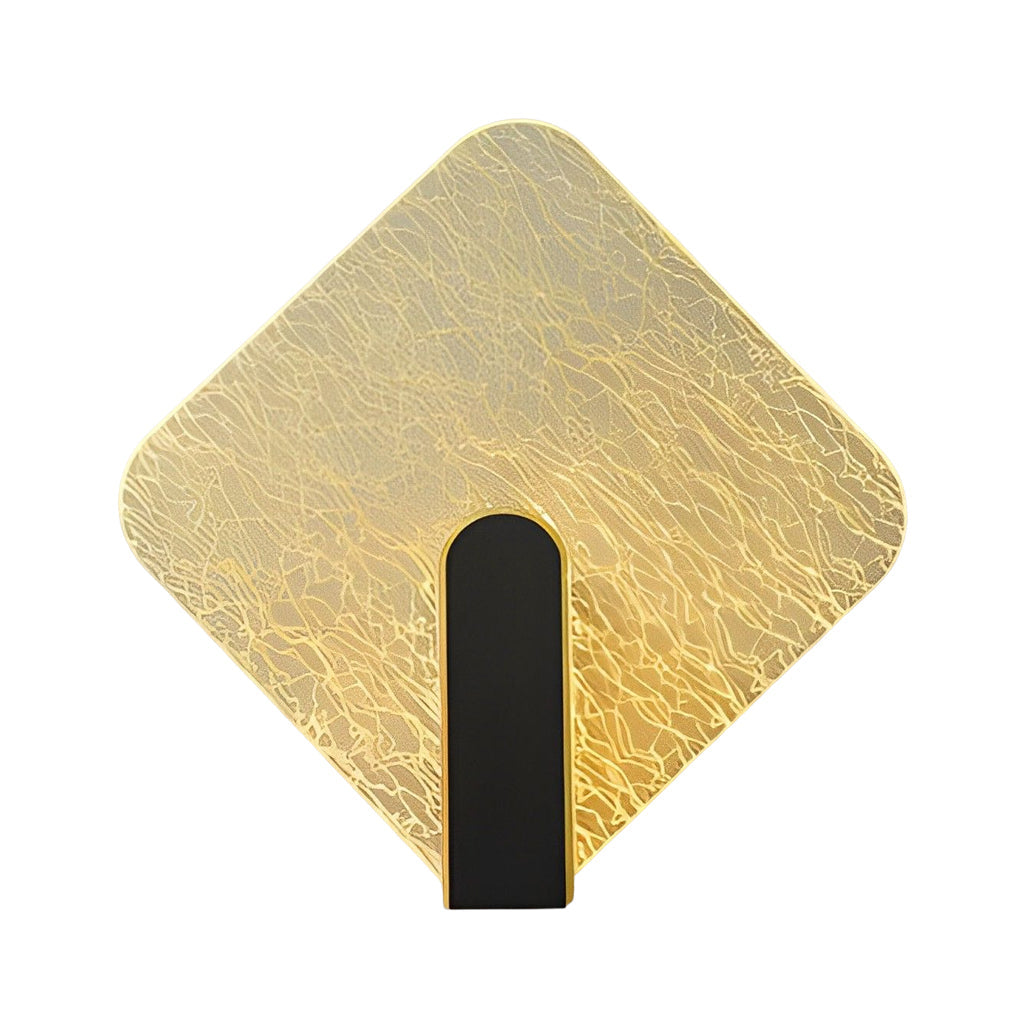 Minimalist Geometric LED Wall Sconce Round Square Acrylic Bedside Lamp for Home Decor