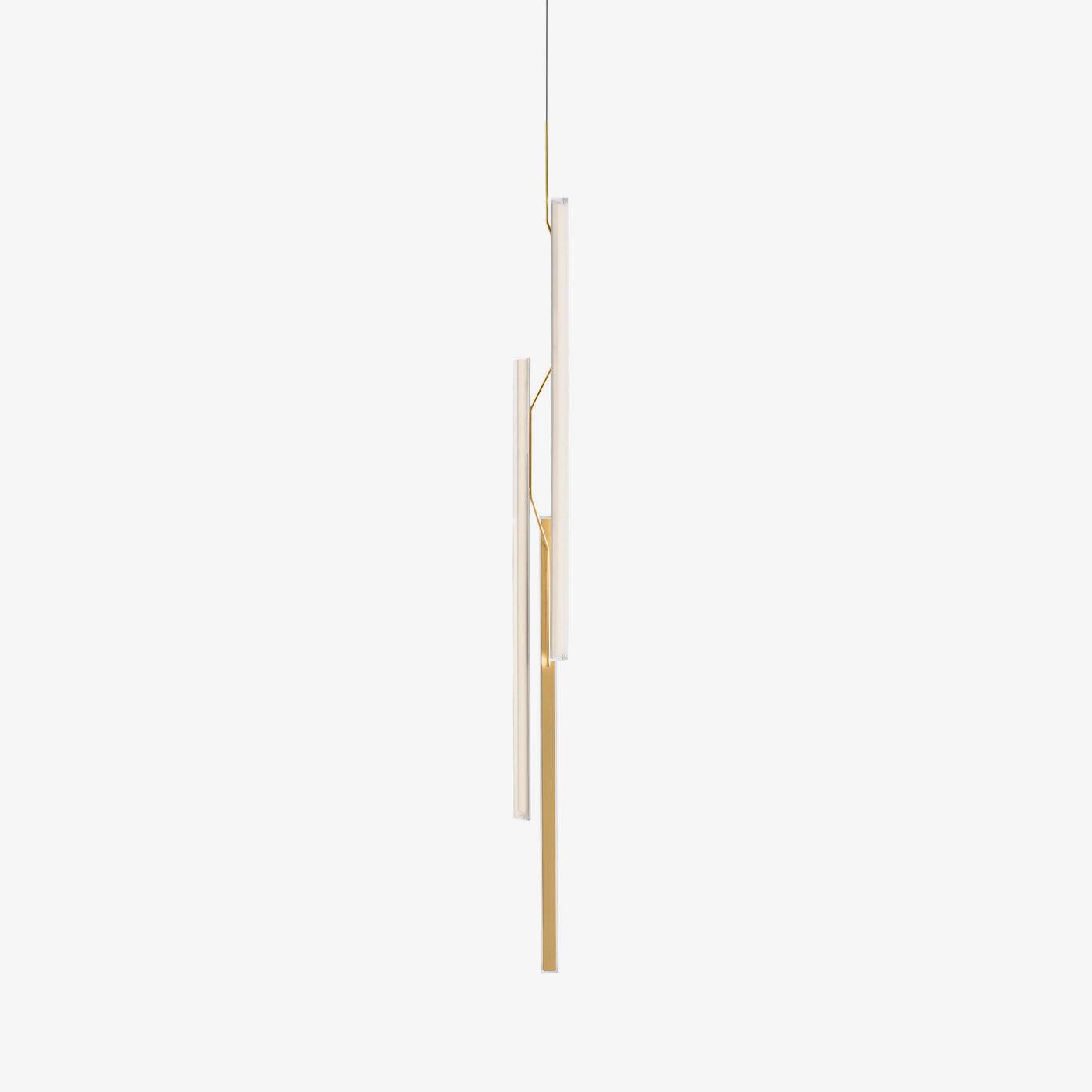 Minimalist Gold Halo Jewel Geometric LED Pendant Light for Modern Interior Spaces