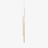 Minimalist Gold Halo Jewel Geometric LED Pendant Light for Modern Interior Spaces