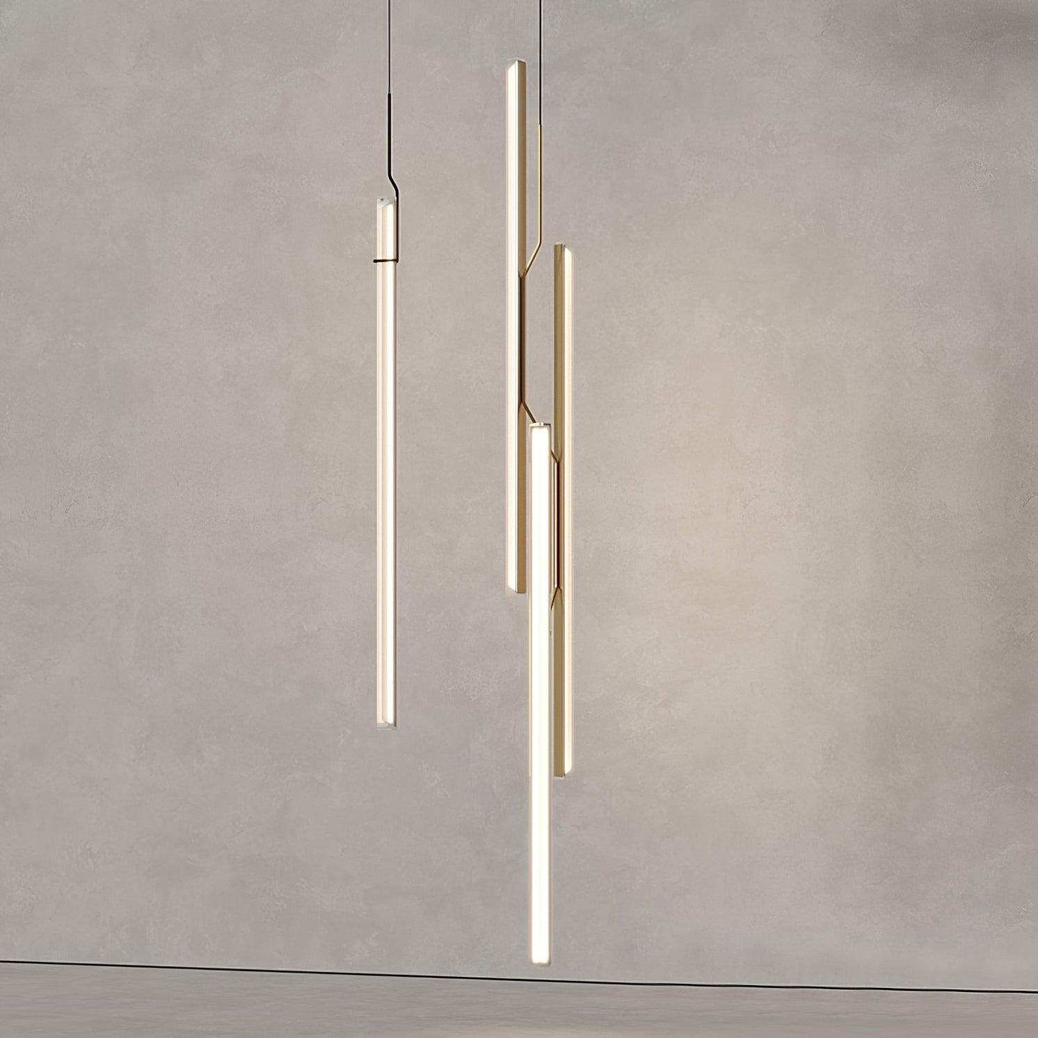 Minimalist Gold Halo Jewel Geometric LED Pendant Light for Modern Interior Spaces