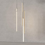 Minimalist Gold Halo Jewel Geometric LED Pendant Light for Modern Interior Spaces