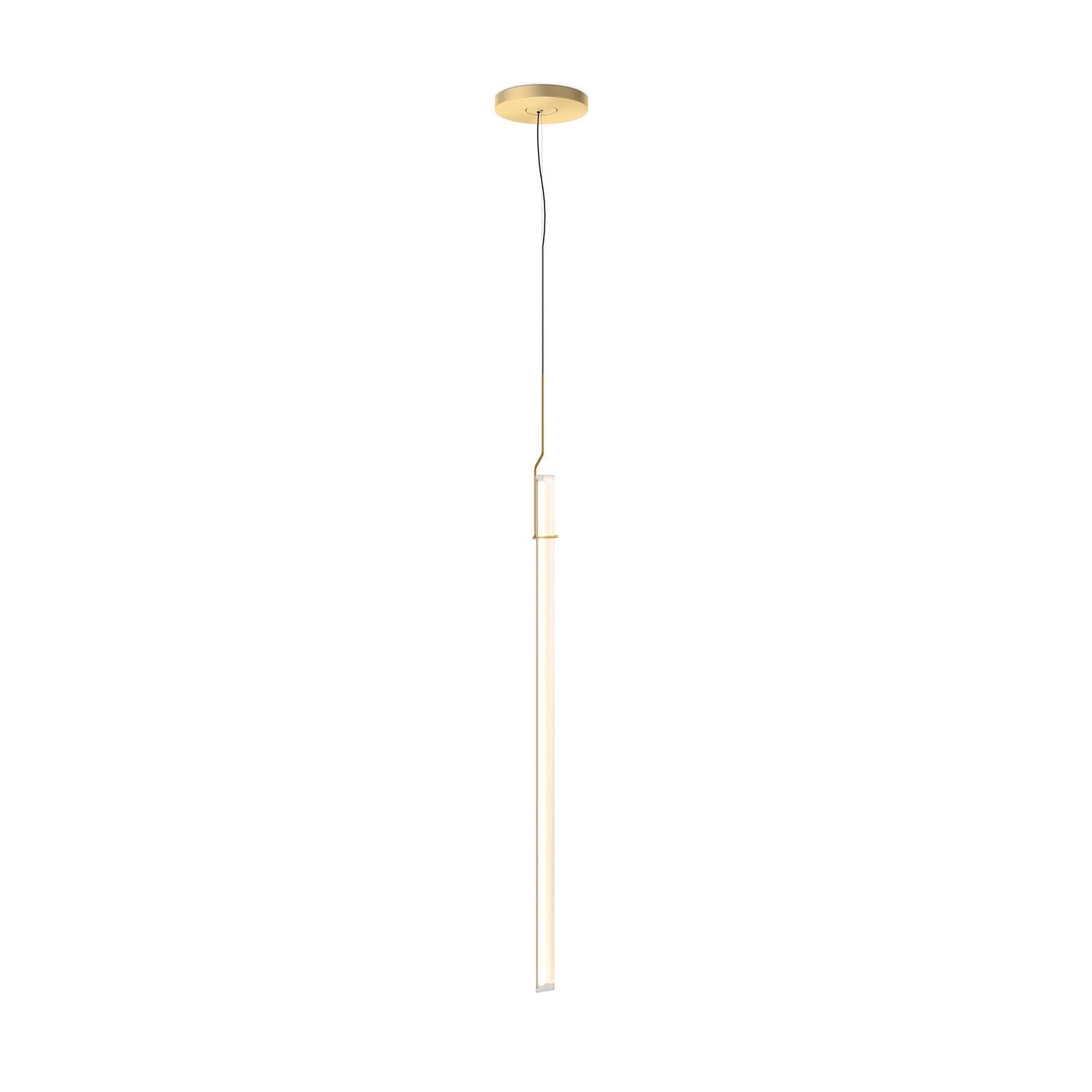 Minimalist Gold Halo Jewel Geometric LED Pendant Light for Modern Interior Spaces