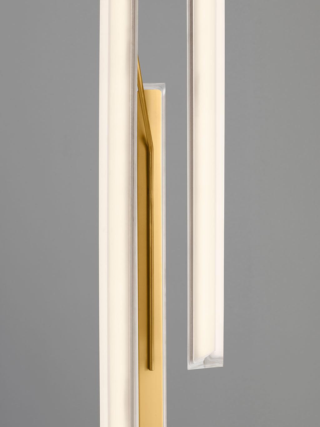 Minimalist Gold Halo Jewel Geometric LED Pendant Light for Modern Interior Spaces