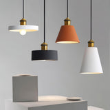 Minimalist Industrial Geometric Resin Pendant Light for Modern Kitchen and Dining Areas