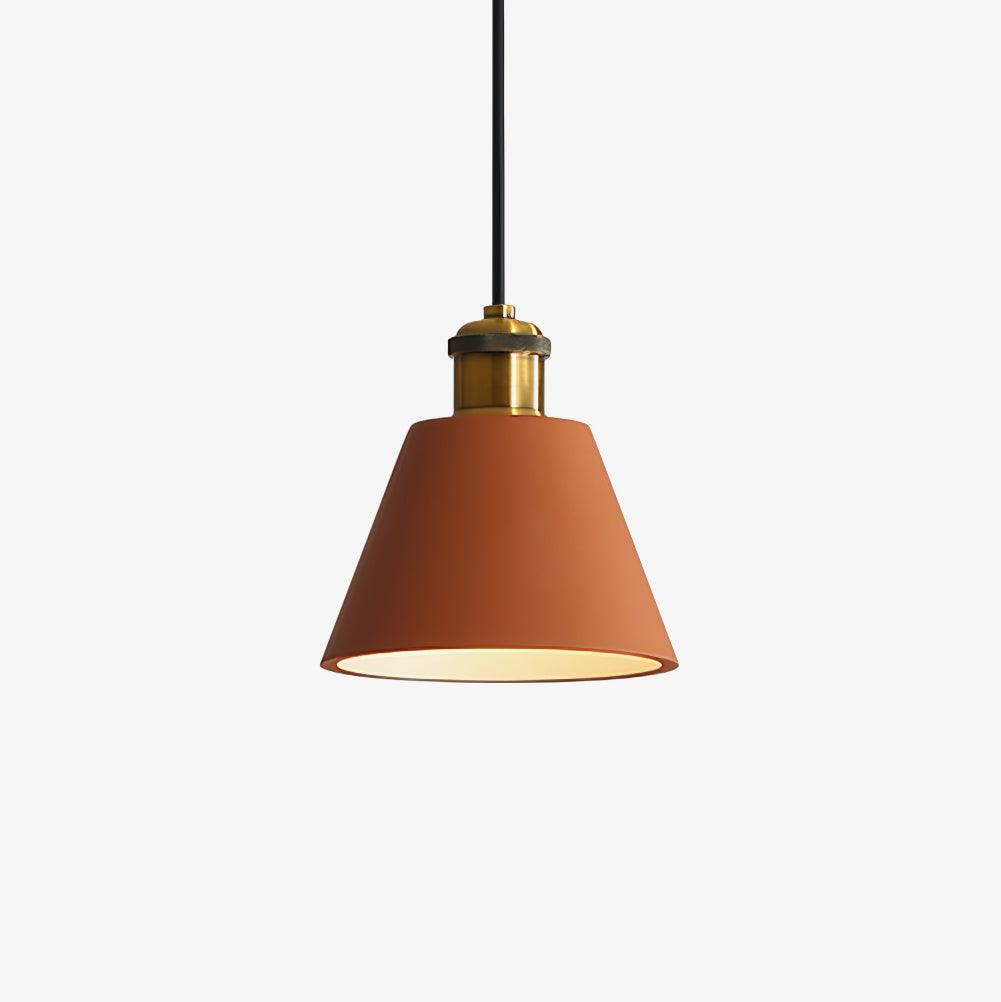 Minimalist Industrial Geometric Resin Pendant Light for Modern Kitchen and Dining Areas