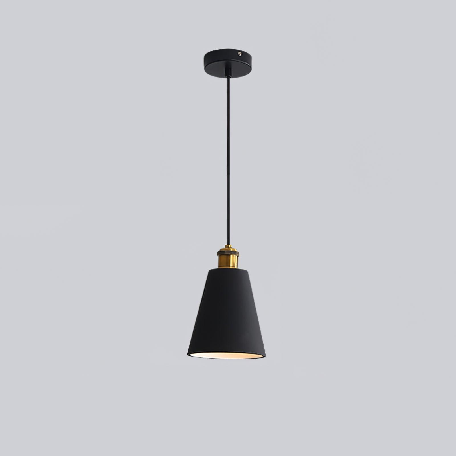 Minimalist Industrial Geometric Resin Pendant Light for Modern Kitchen and Dining Areas