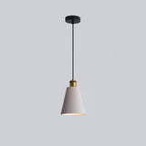 Minimalist Industrial Geometric Resin Pendant Light for Modern Kitchen and Dining Areas