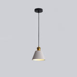Minimalist Industrial Geometric Resin Pendant Light for Modern Kitchen and Dining Areas
