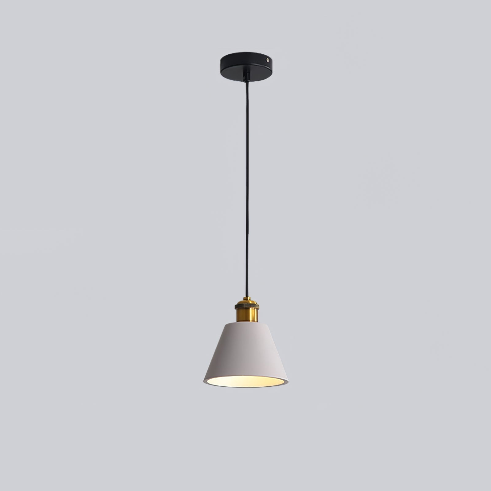 Minimalist Industrial Geometric Resin Pendant Light for Modern Kitchen and Dining Areas