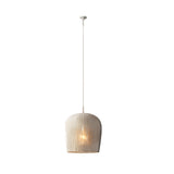 Minimalist Japanese Style Woven Iron Pendant Light Zen Wabi Sabi Lantern Chandelier for Living Room