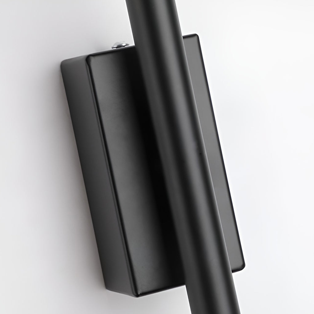 Minimalist LED Metal Strip Wall Sconce Modern Electroplated Indoor Linear Lighting Fixture
