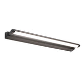Minimalist Linear LED Bathroom Vanity Light with Adjustable Acrylic Shade and Aluminum Finish