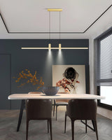 Minimalist Link LED Linear Pendant Light for Modern Dining and Office Spaces