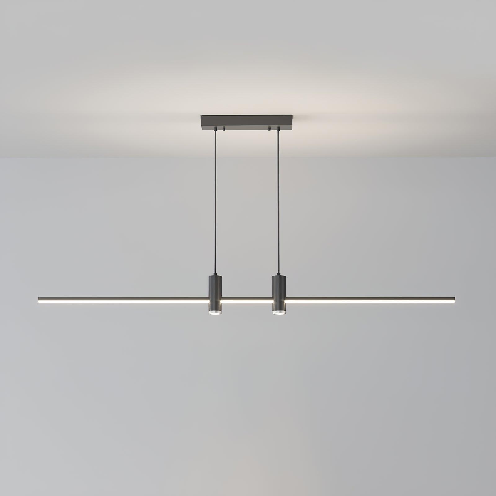 Minimalist Link LED Linear Pendant Light for Modern Dining and Office Spaces