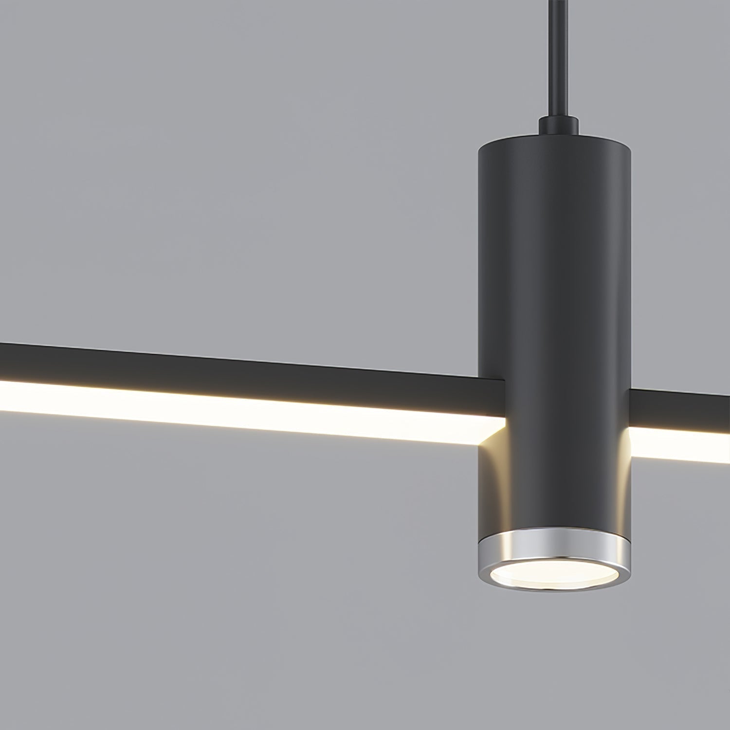 Minimalist Link LED Linear Pendant Light for Modern Dining and Office Spaces