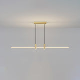 Minimalist Link LED Linear Pendant Light for Modern Dining and Office Spaces