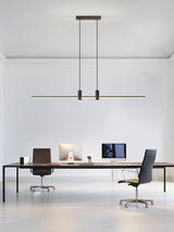 Minimalist Link LED Linear Pendant Light for Modern Dining and Office Spaces