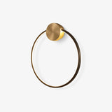 Minimalist Modern Circular LED Wall Sconce Round Ring Bracket Light Fixture