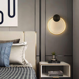 Minimalist Modern Circular LED Wall Sconce Round Ring Bracket Light Fixture