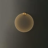 Minimalist Modern Circular LED Wall Sconce Round Ring Bracket Light Fixture