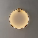 Minimalist Modern Circular LED Wall Sconce Round Ring Bracket Light Fixture